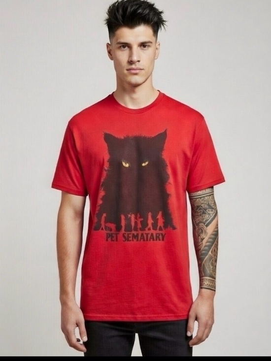 District Other - Graphic Tee 'Pet Sematary' Movie Exclusive Red L NWOT